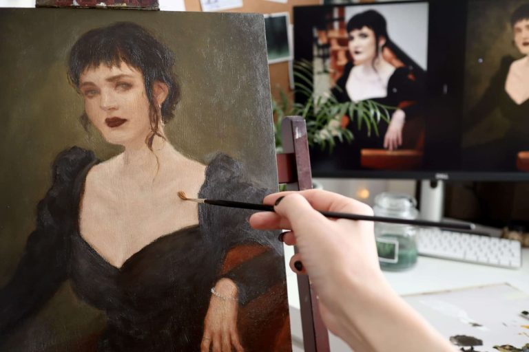 portrait oil painting